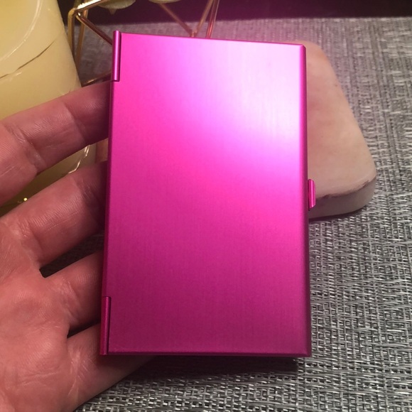 #48 🍦 Ice Cream Pink Metallic Business Card Holder🍦 - Picture 4 of 14